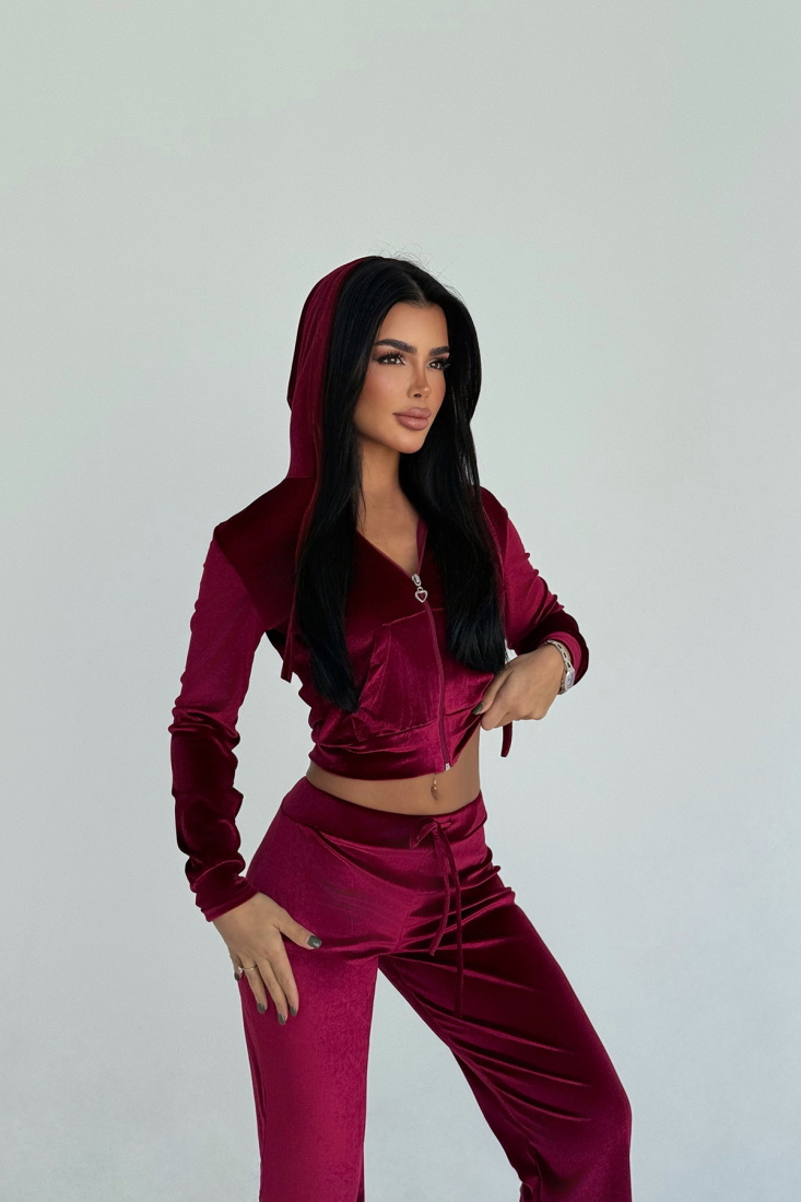 Vişne Çürüğü Bethany Kadife Takım ATE-3717 - EYYO