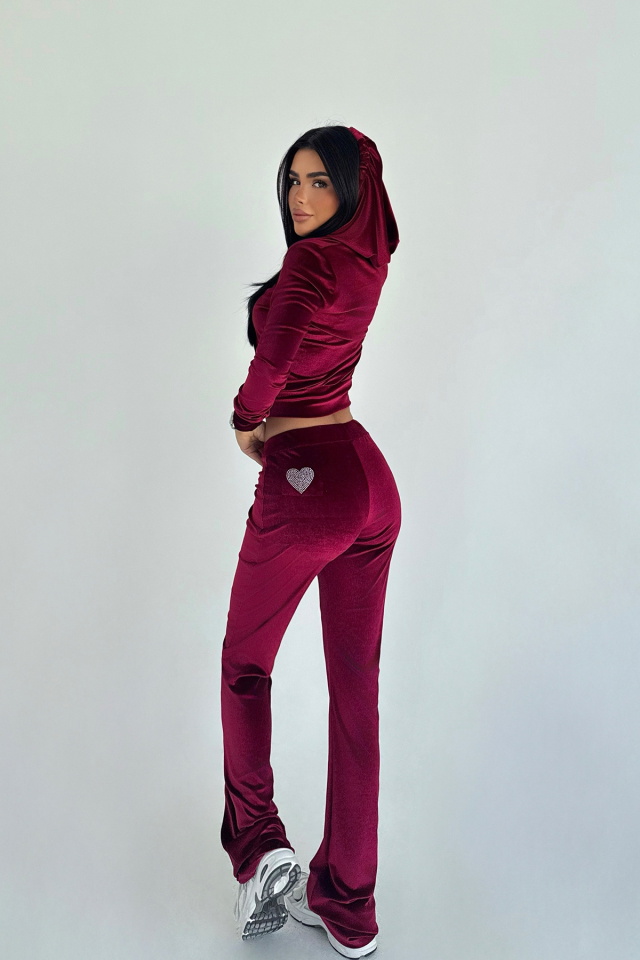 Vişne Çürüğü Bethany Kadife Takım ATE-3717 - 1