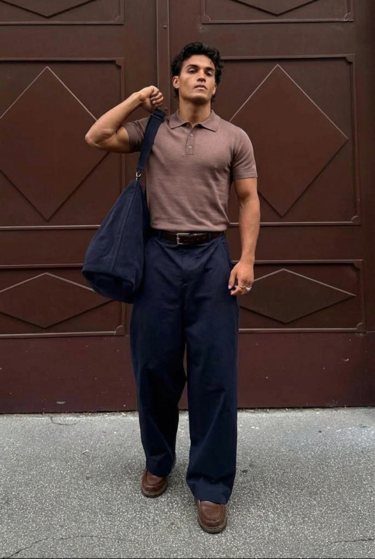 Vizon Düğme Detay Tişört ATE-3216 - EYYO