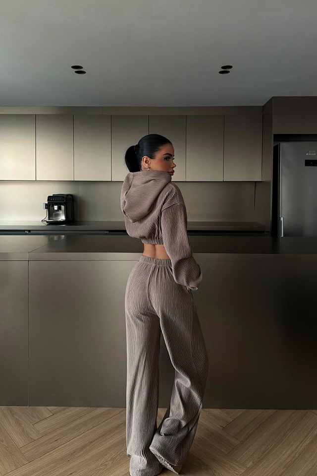 Vizon Dixie Kapüşonlu Alt Üst Takım ATE-2771 - 4