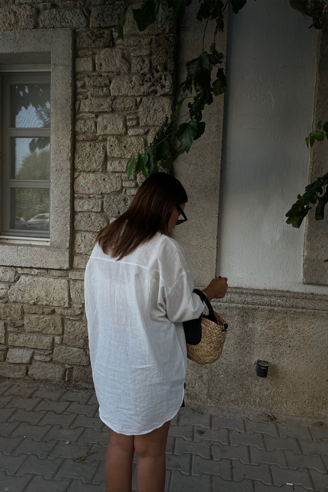 White Buttoned Shirt ATE1878 - 4