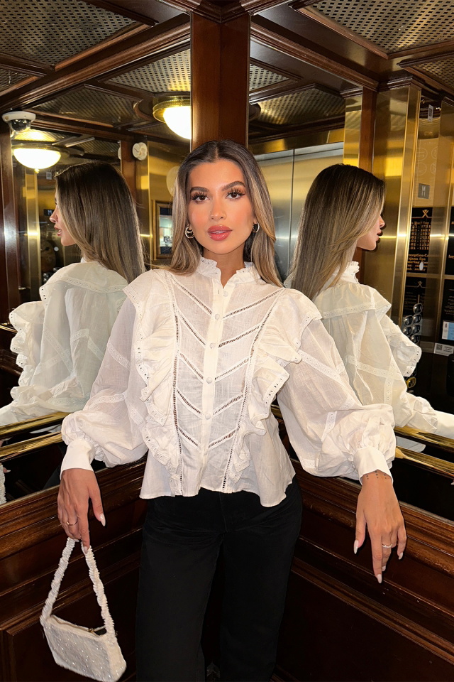 White Buttoned Shirt ATE7100 - 3