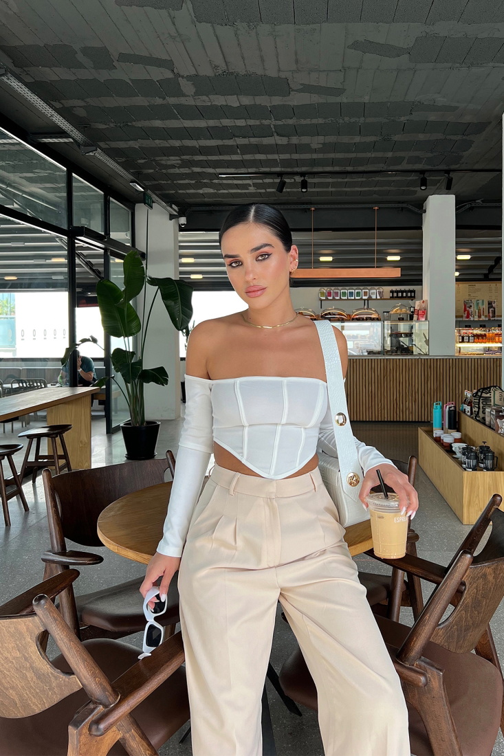 White Crop Top ATE2011 - gecce