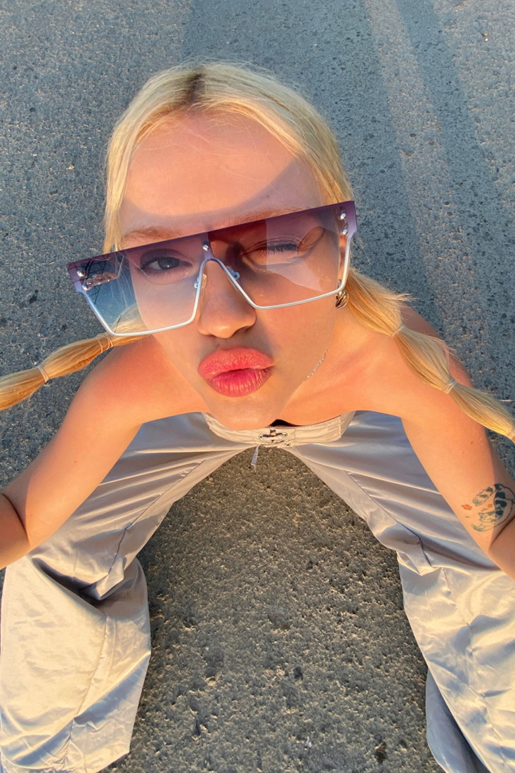 White Gradient Gözlük ATE3108 - EYYO