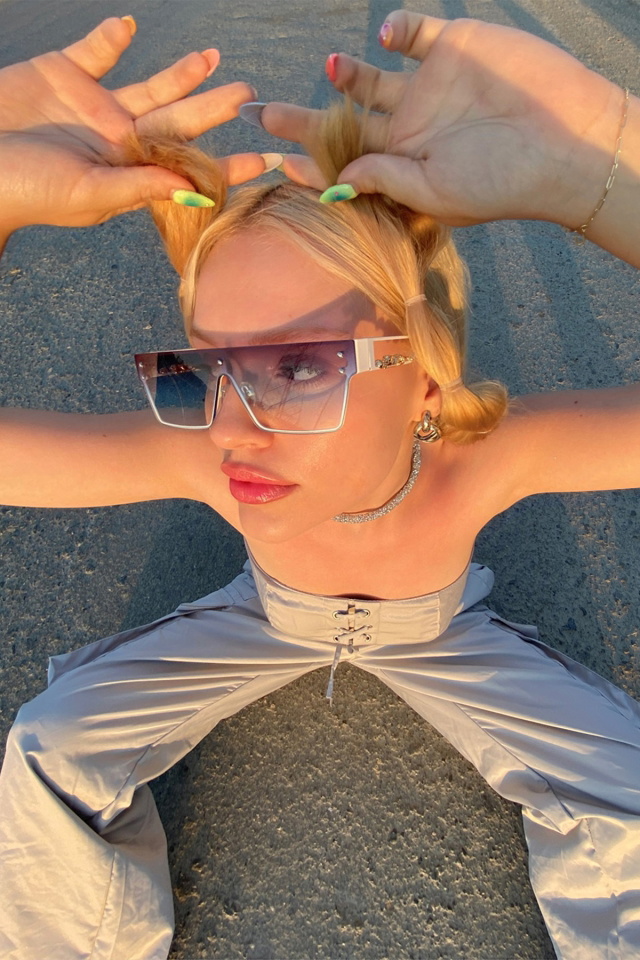 White Gradient Sunglasses ATE3108 - 4