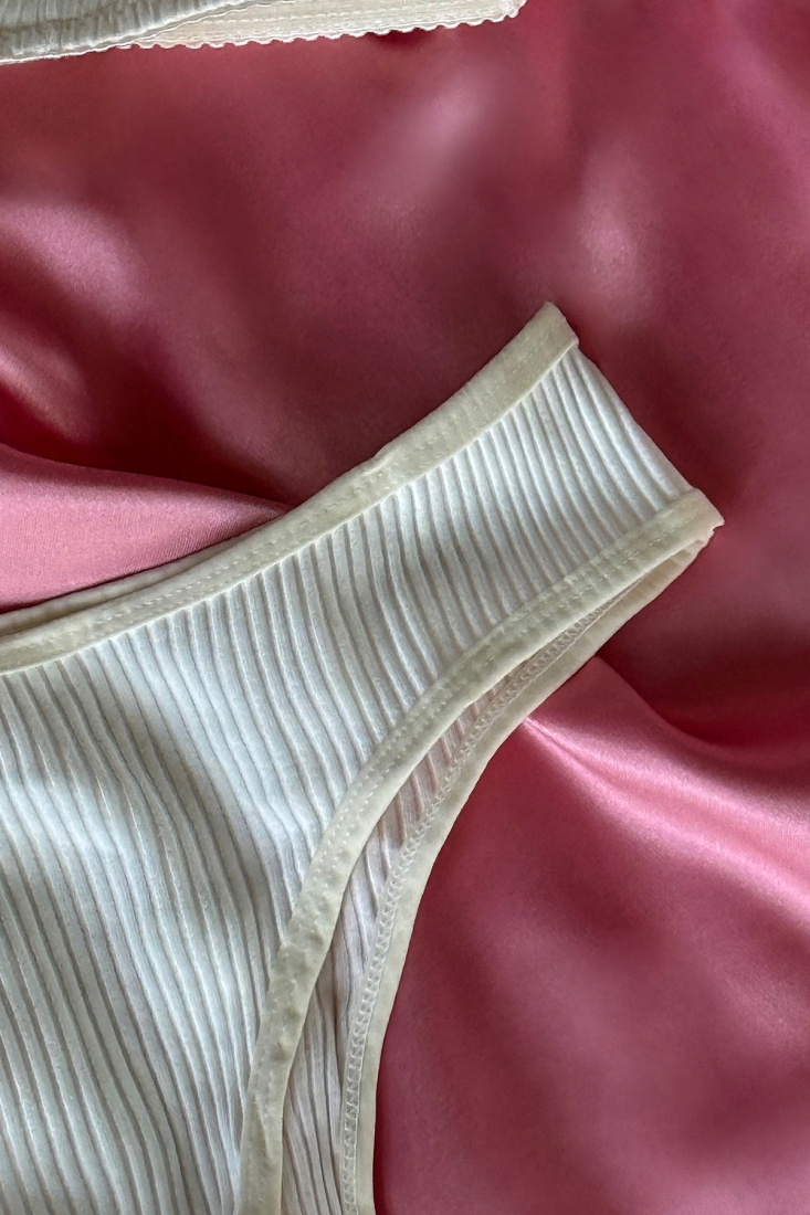 White Knitted Underwear ATE-2888 - EYYO