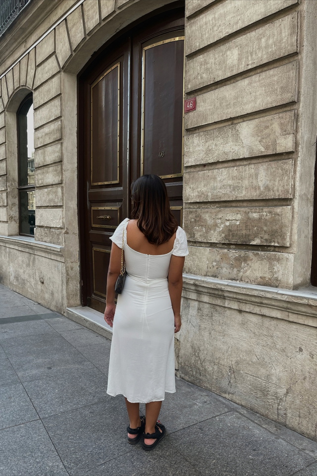White Laced Dress ATE2042 - 2