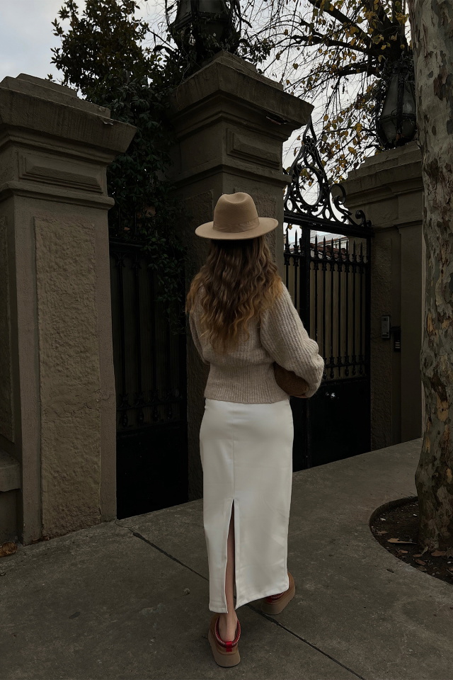 White Long Skirt ATE2927 - 4