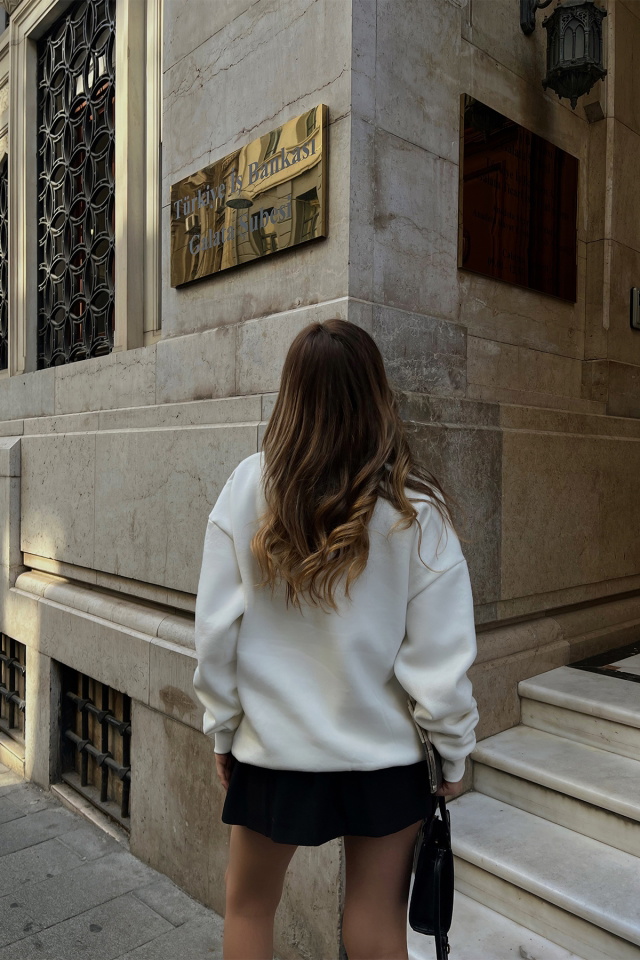 White Official Printed Sweat ATE2282 - 4