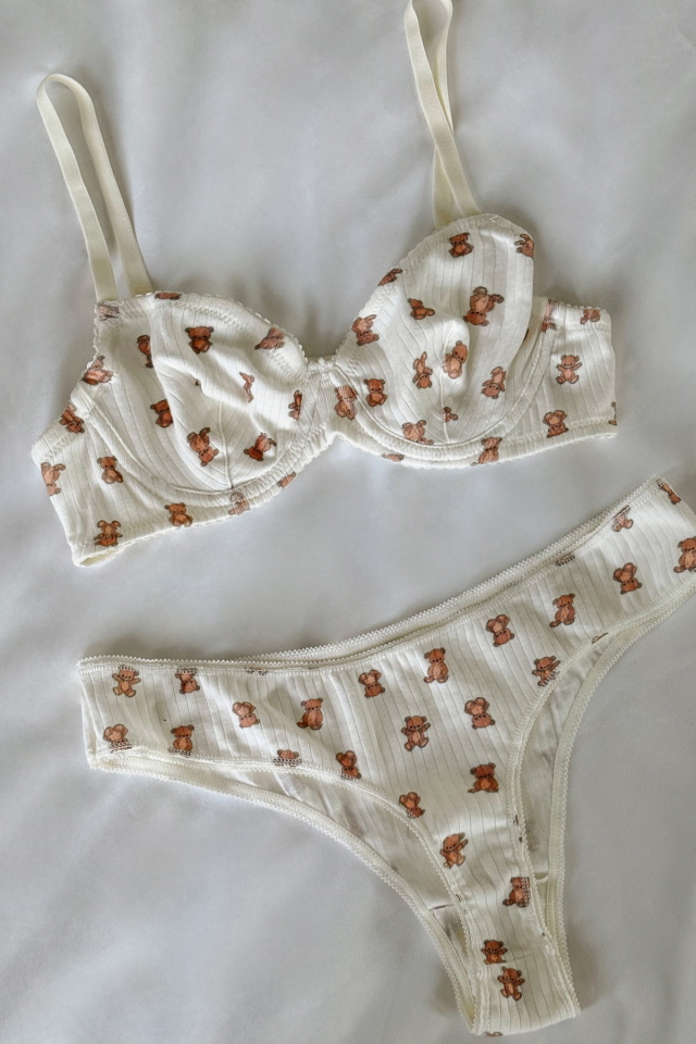 White Teddy Bear Underwear ATE-2869 
