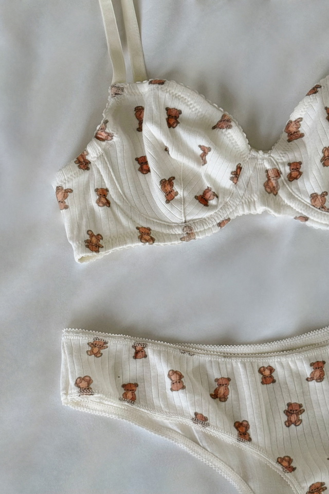 White Teddy Bear Underwear ATE-2869 - 3