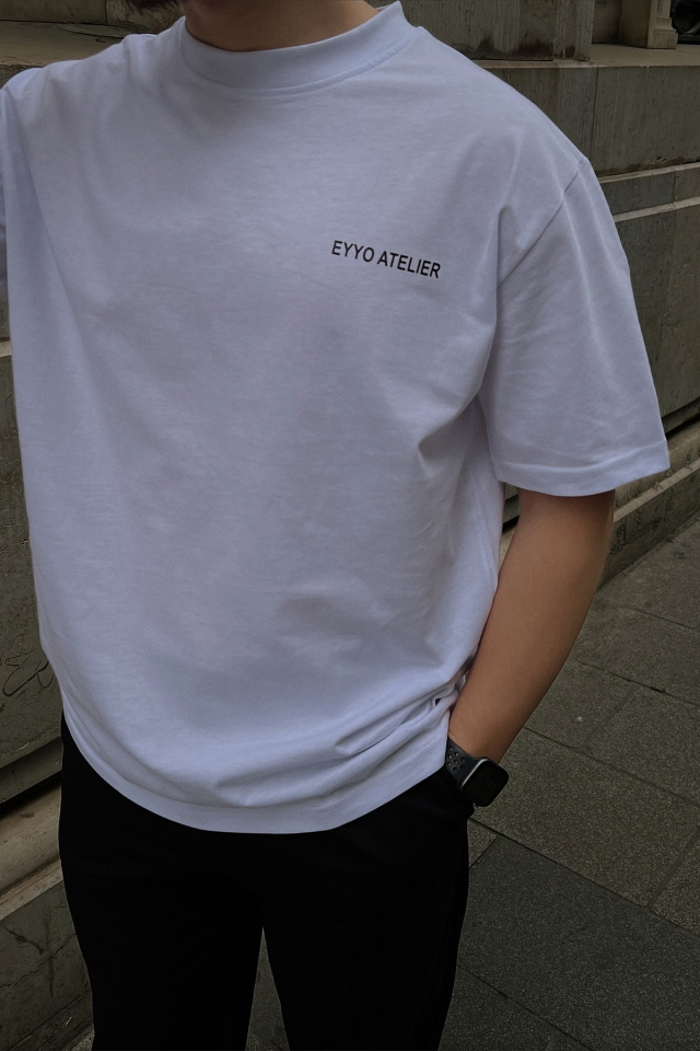 White Written T-shirt ATE4284 - 2
