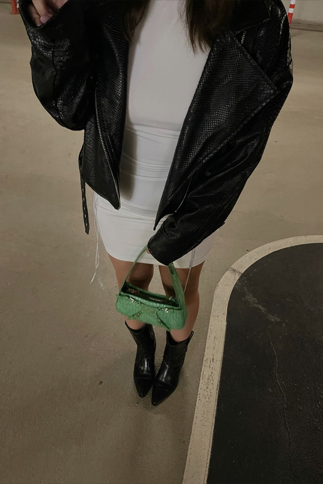 White Laced Nolita Dress ATE210 - 7