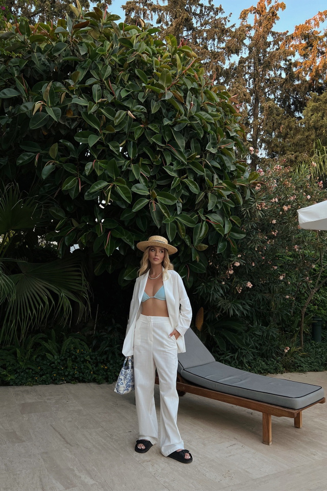 White Set With Pants ATE1665 - 4