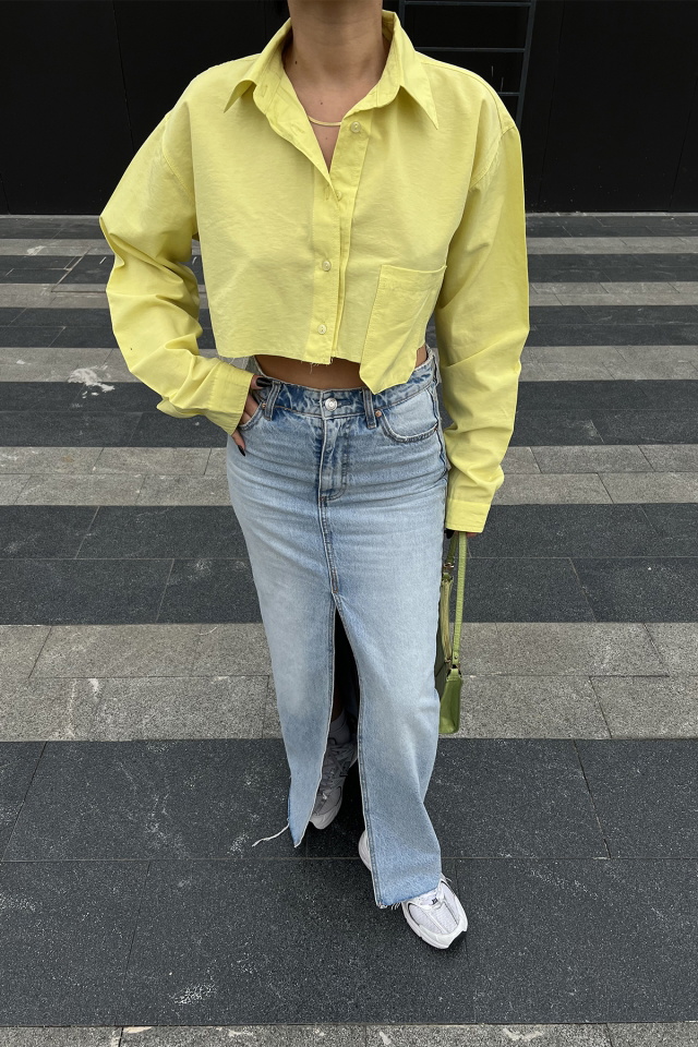 Yellow Buttoned Shirt ATE4321 - 2