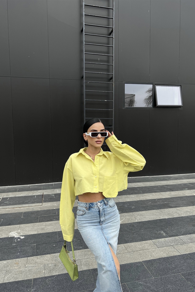 Yellow Buttoned Shirt ATE4321 - 3