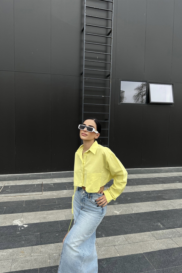 Yellow Buttoned Shirt ATE4321 - 4