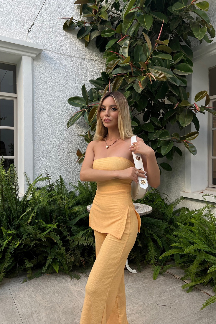 Yellow Tanisa Set ATE1634 - EYYO ATELIER