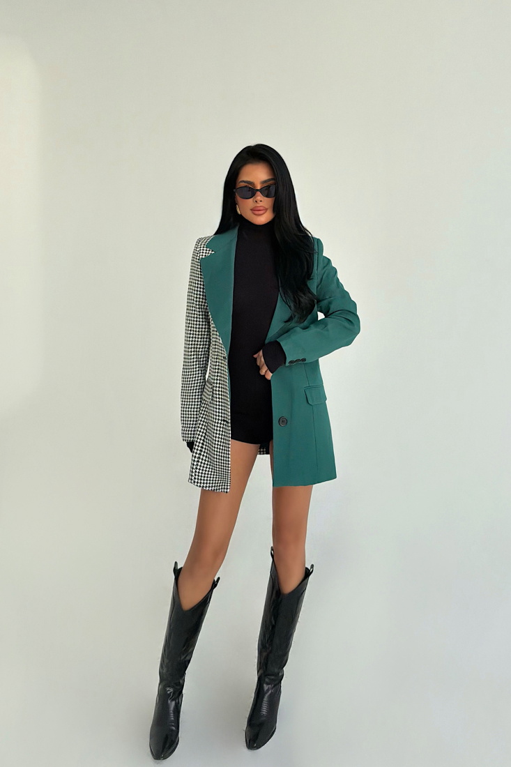 Yeşil Ganso Ceket ATE-3976 - EYYO