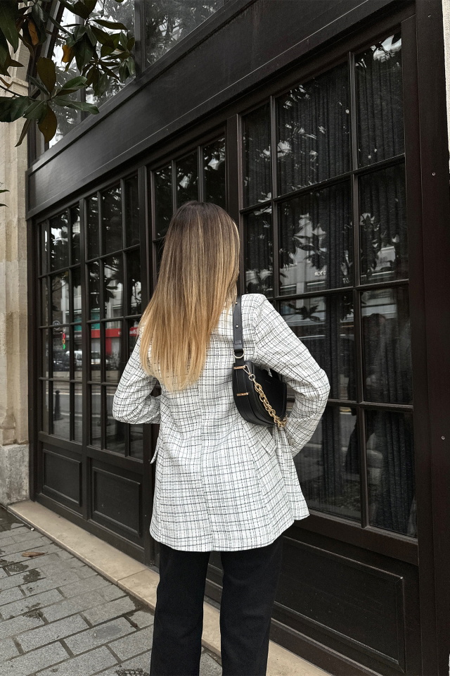 Yeşil Ekoseli Ceket ATE5228 - 5