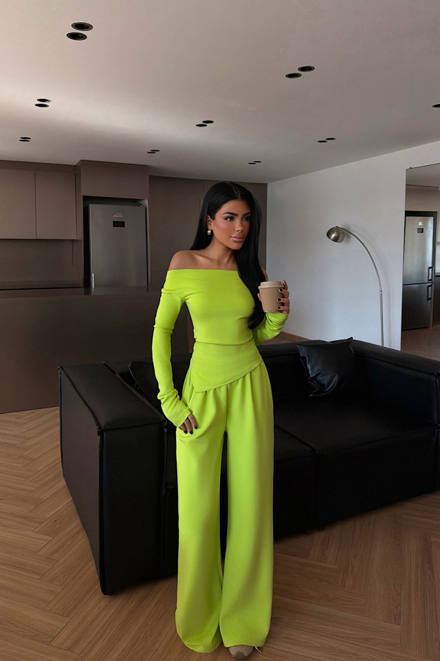 Yeşil Chyler Tracksuit Takım ATE-3851 - 1