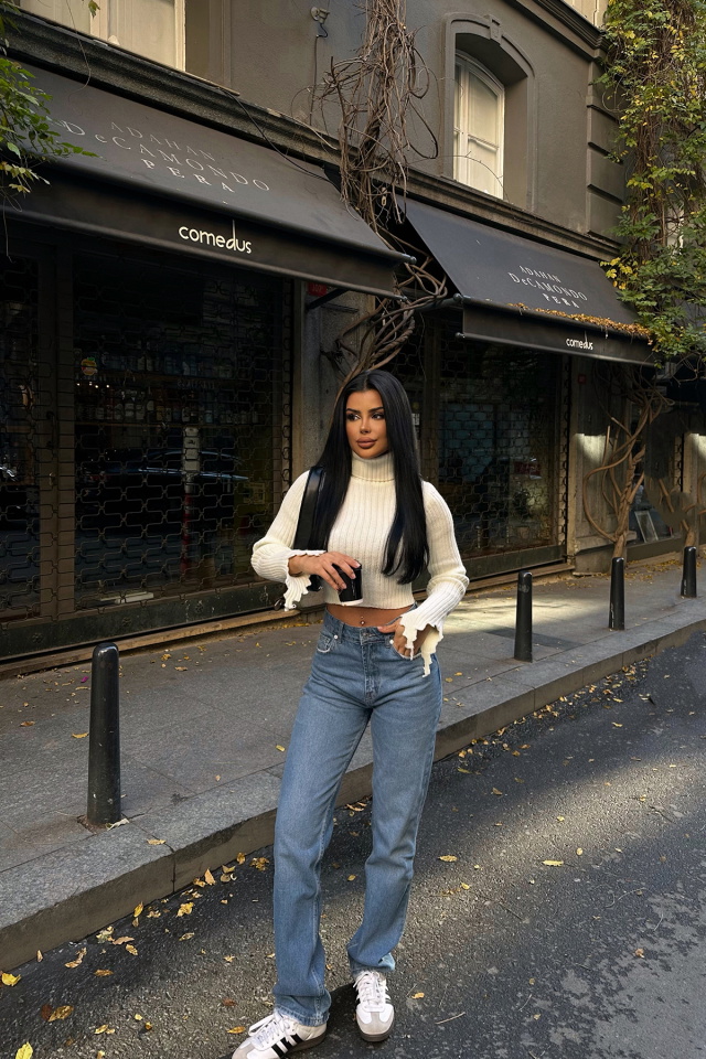 Yüksek Bel Jean ATE-0726 - 1